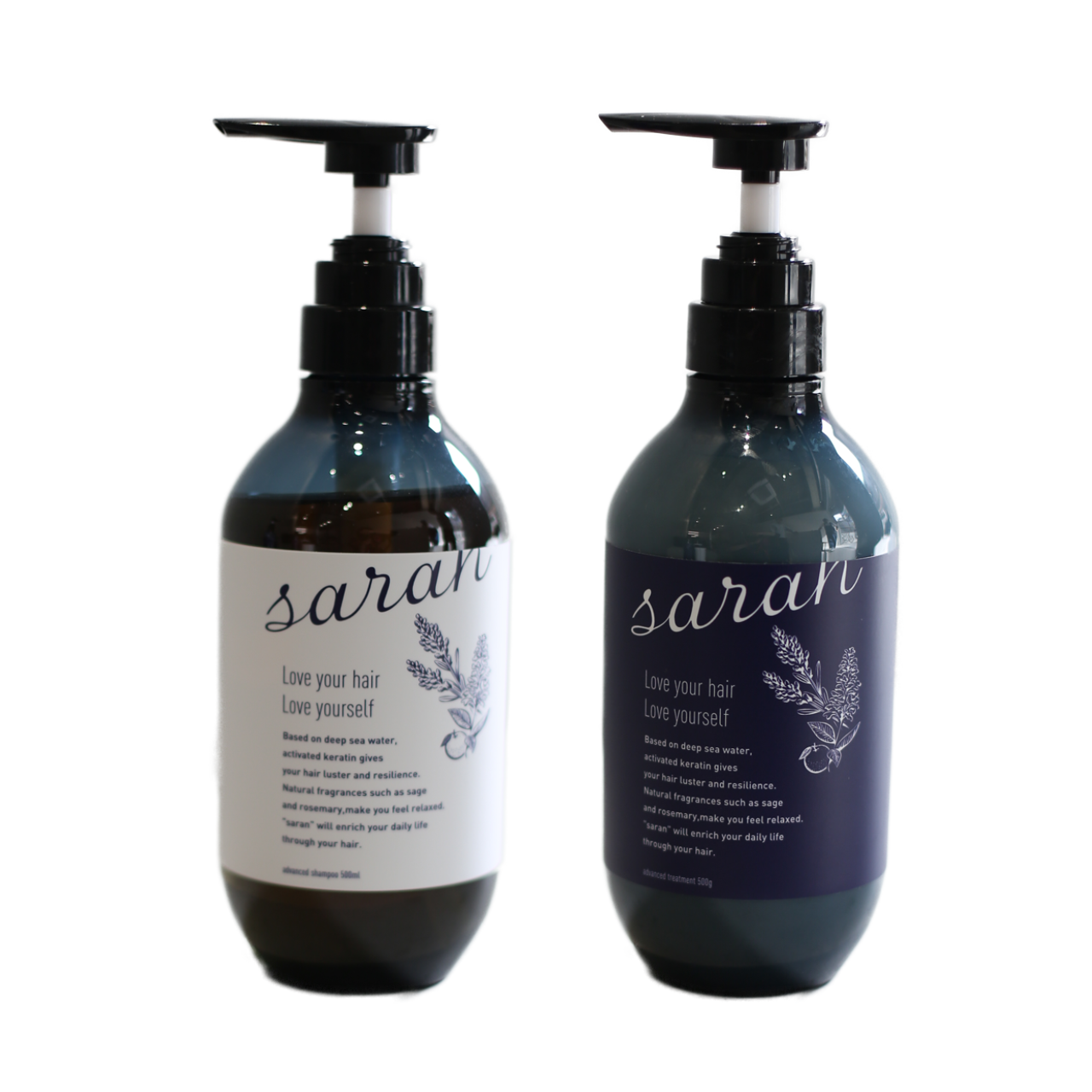 サラン シャンプー&トリートメント (500ml&500g)
